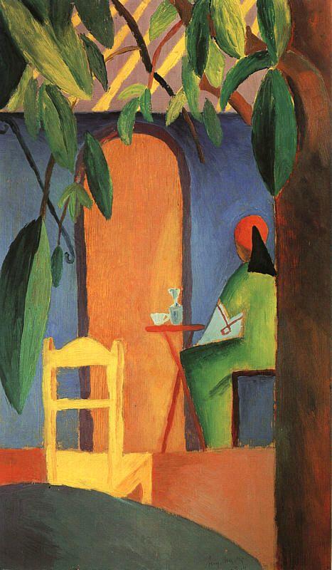 August Macke Turkish Cafe II